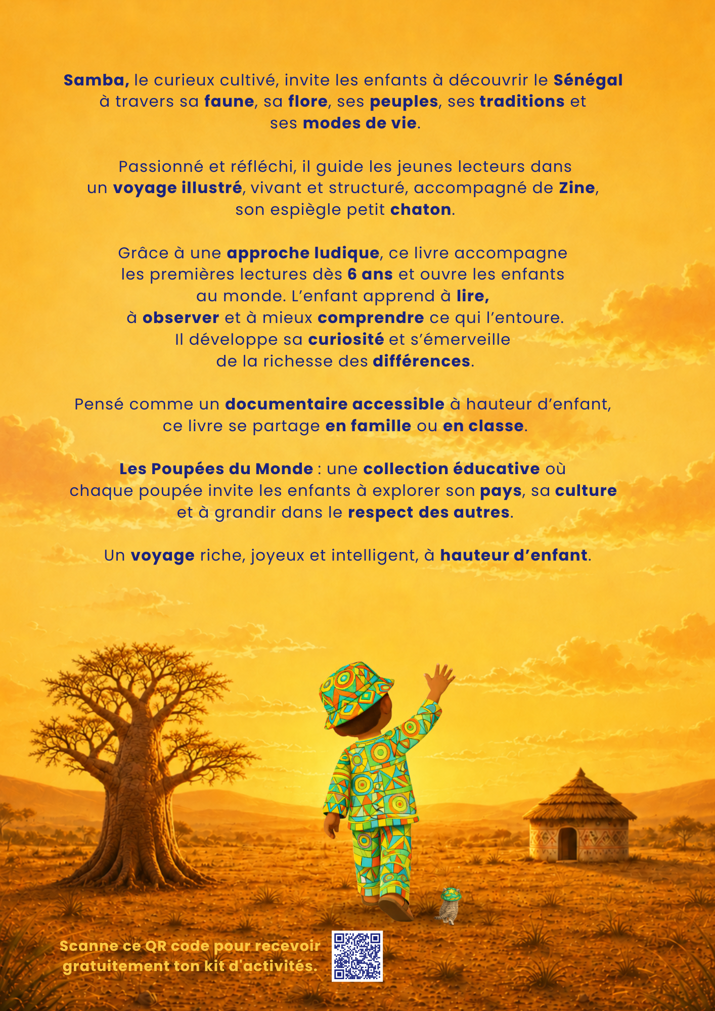 Quatrième de couverture du livre Samba le Sénégalais