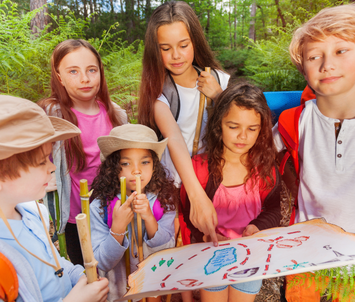 Chasse aux trésors pour enfants
